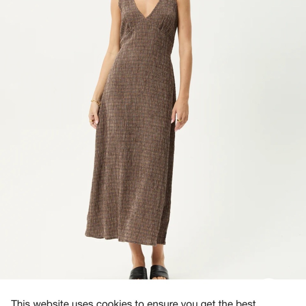 Afends Brown Maxi Dress